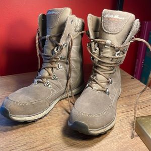 Eddie Bauer brown hiking boots